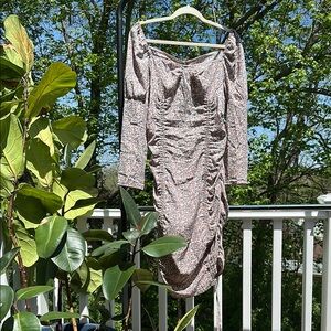 The Most Fun Floral Ruched Dress